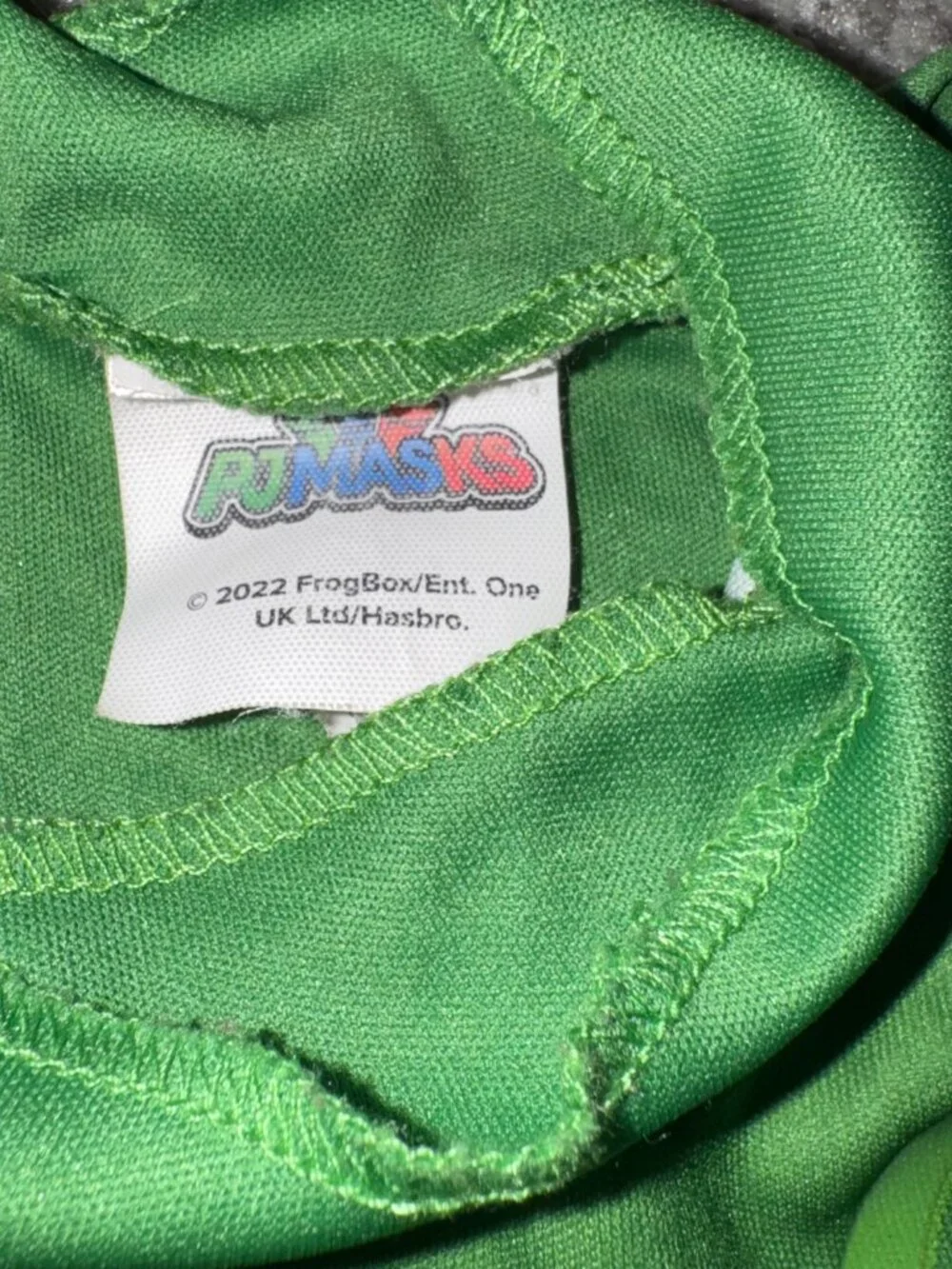 PJ Masks Gekko Green Halloween Costume Child Size 4-6